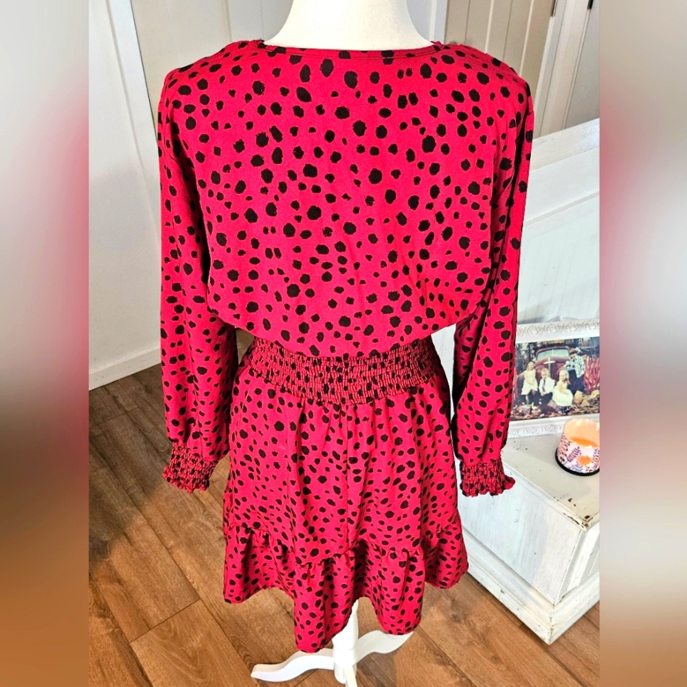 Worn Once - Shein Curve - Leopard Print Dress, El… - image 5